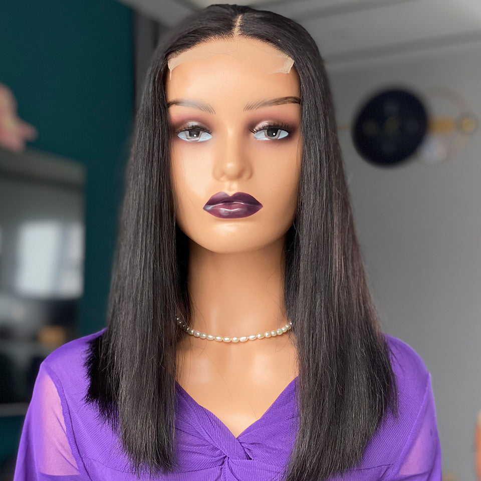 Double Drawn Bone Straight Human Hair Wigs Double Drawn Bone Straight Human Hair Wigs
